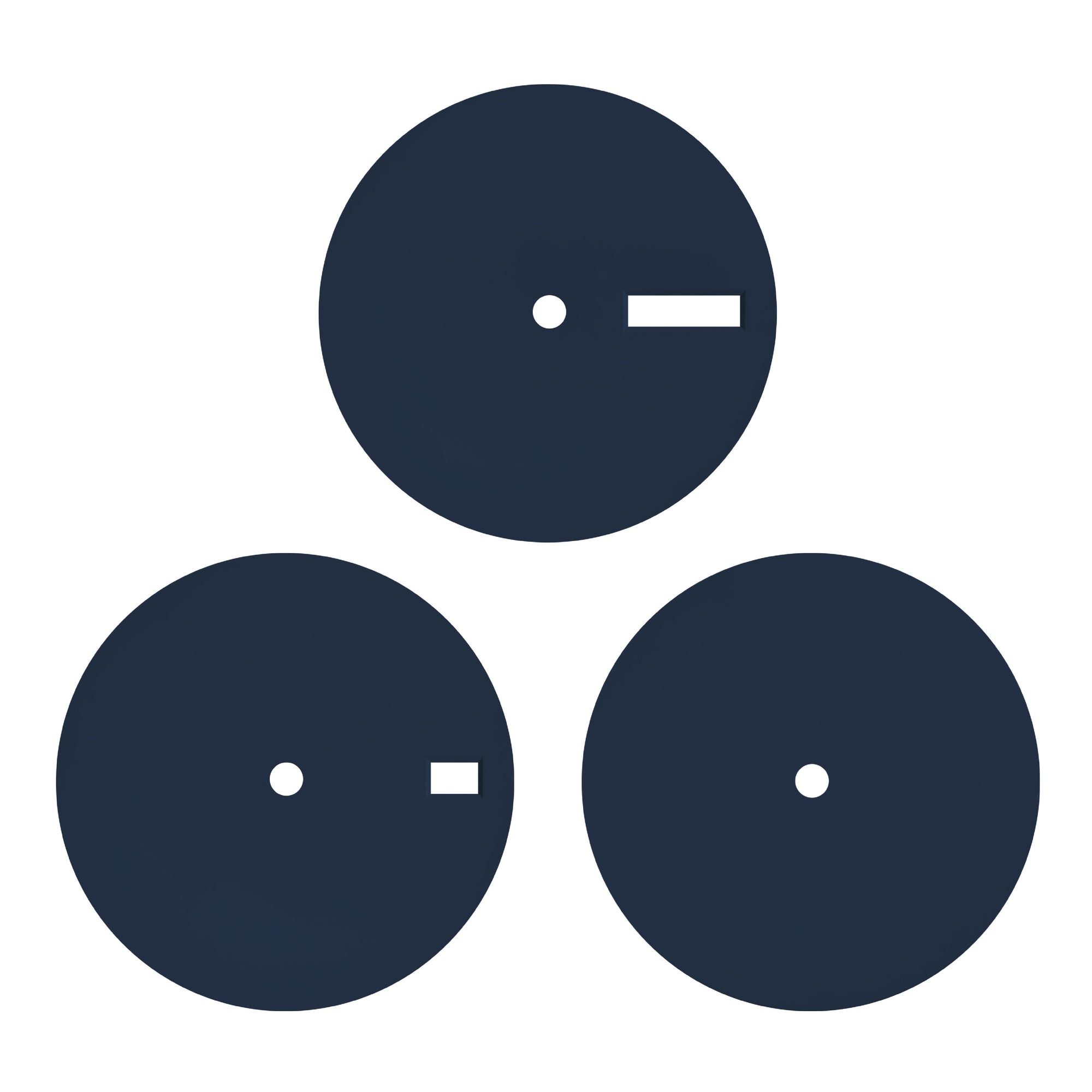 plain black circle