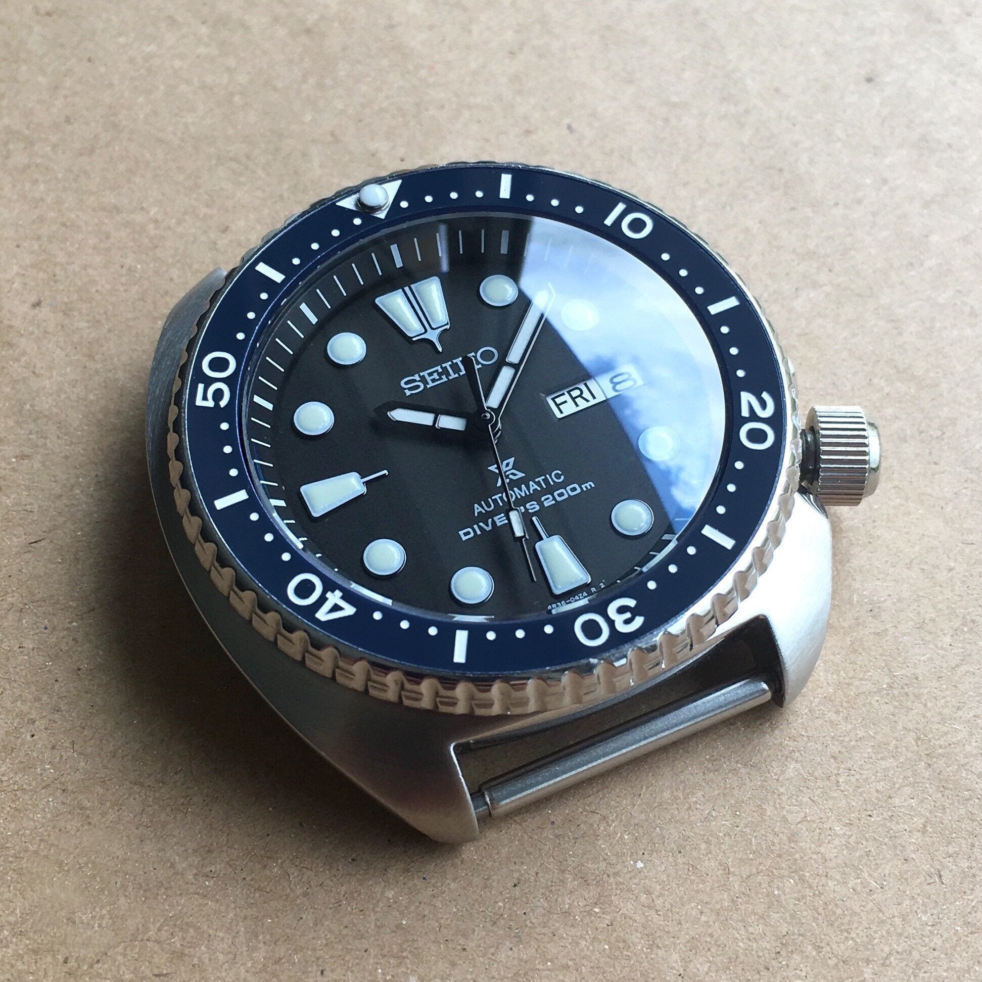 Ceramic Insert - SRP Turtle Blue - DLW WATCHES