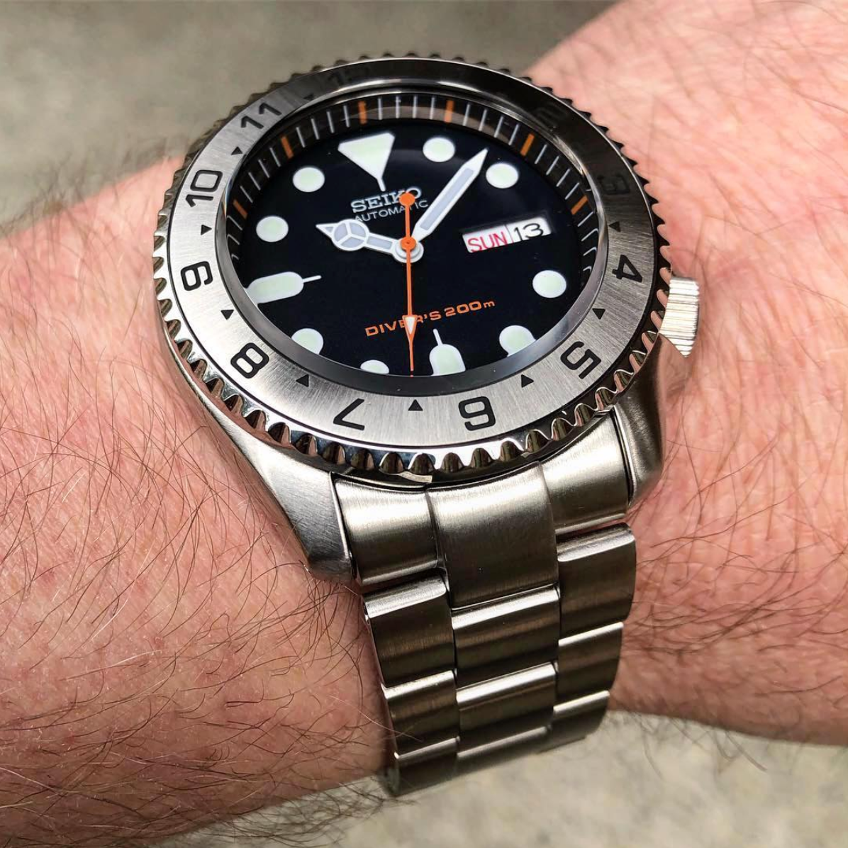 Top 47+ imagen seiko skx bezel