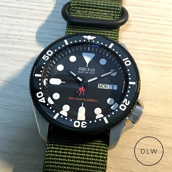 Ceramic Insert - SKX Black - DLW WATCHES