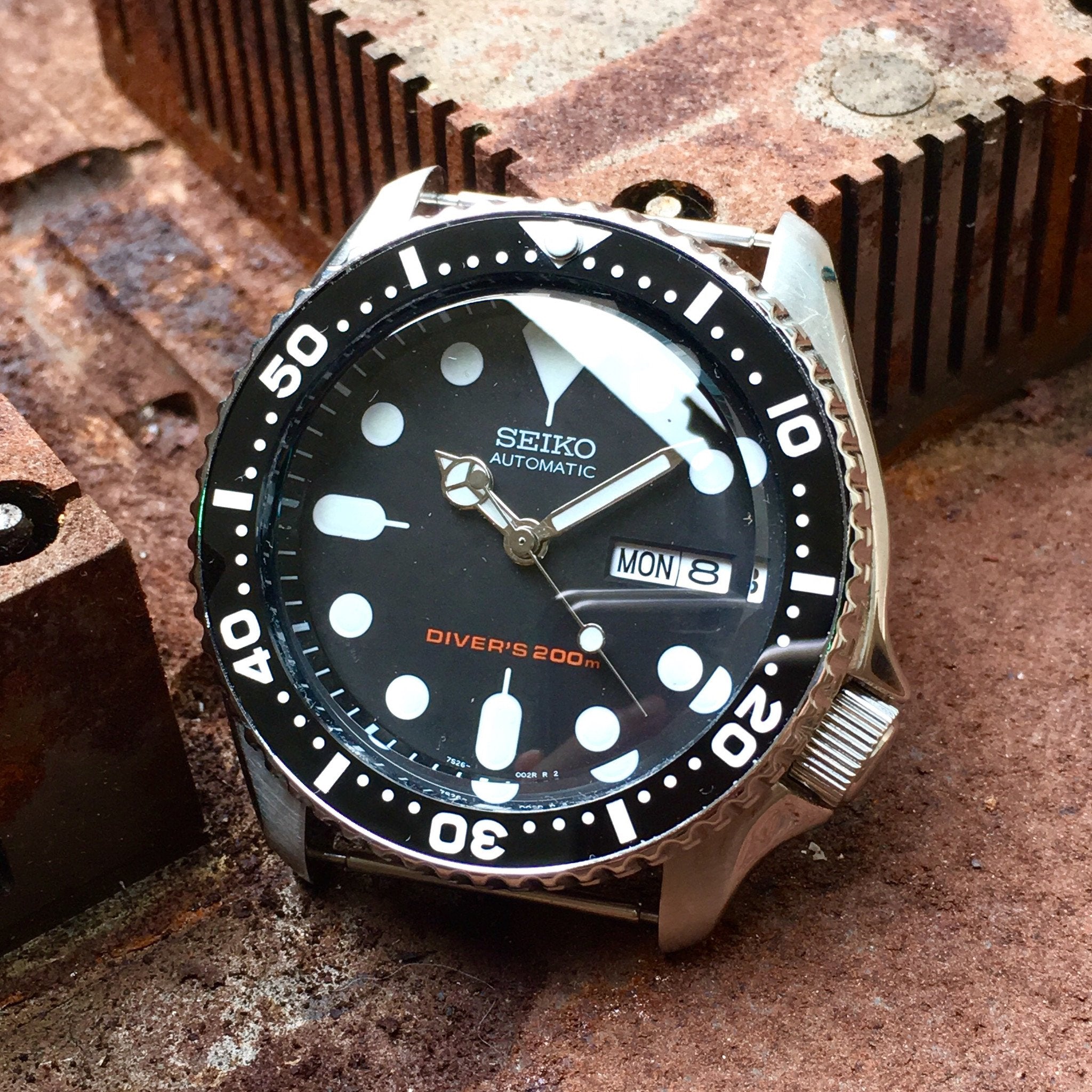 Ceramic Insert - SKX Black - DLW WATCHES