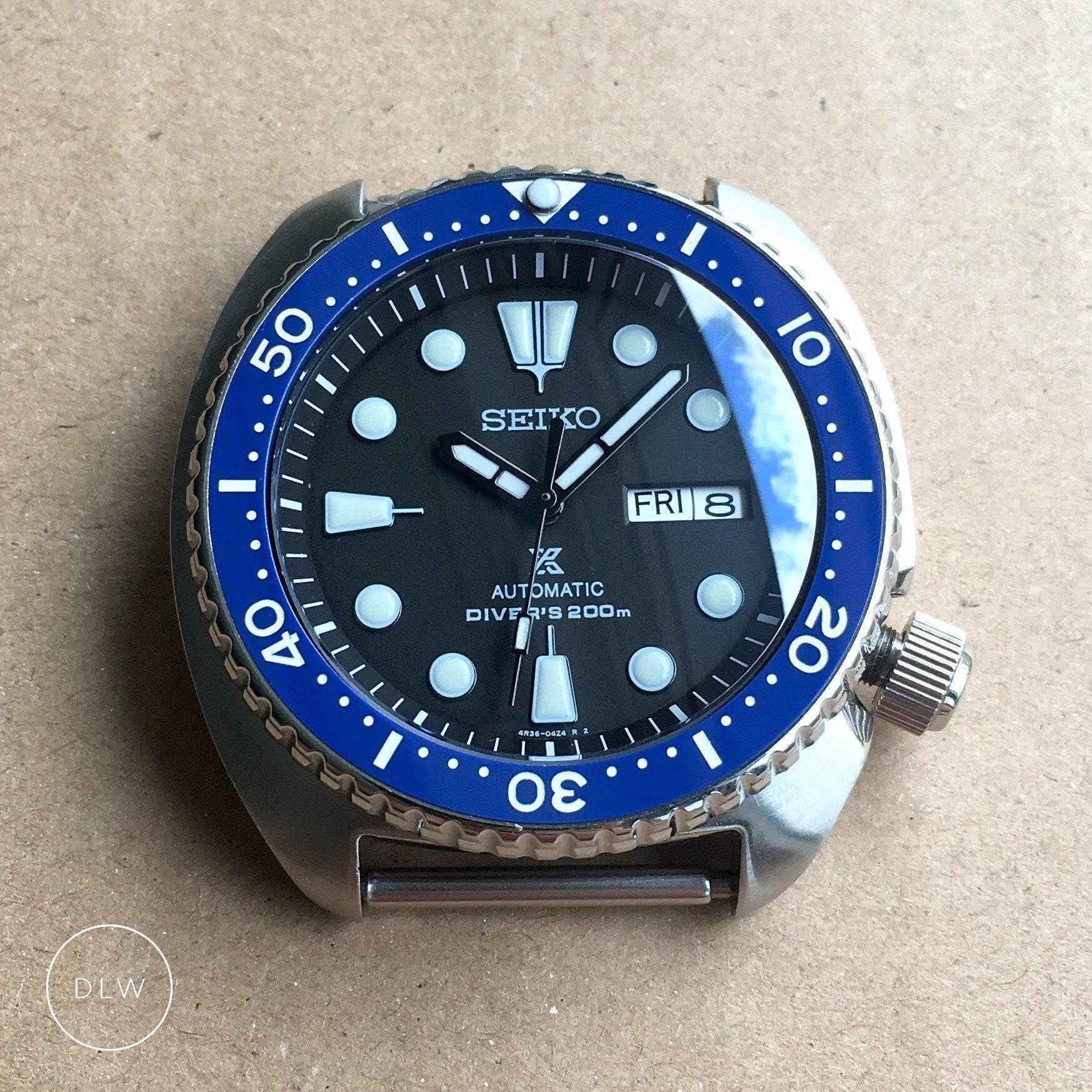 Ceramic Insert - SRP Turtle Blue - DLW WATCHES