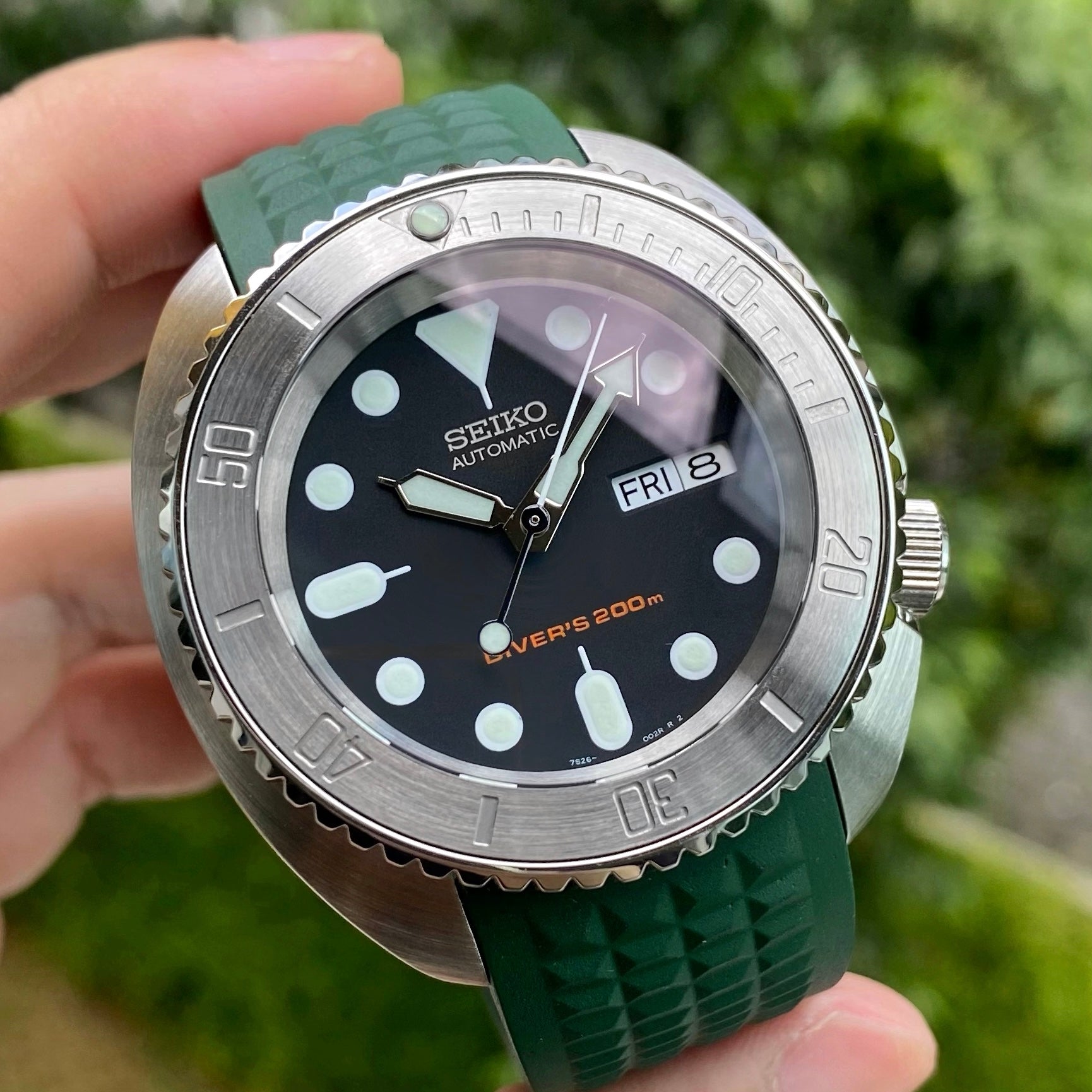 Case - SKX007 Turtle - Polished Steel (With Case Back) - DLW WATCHES