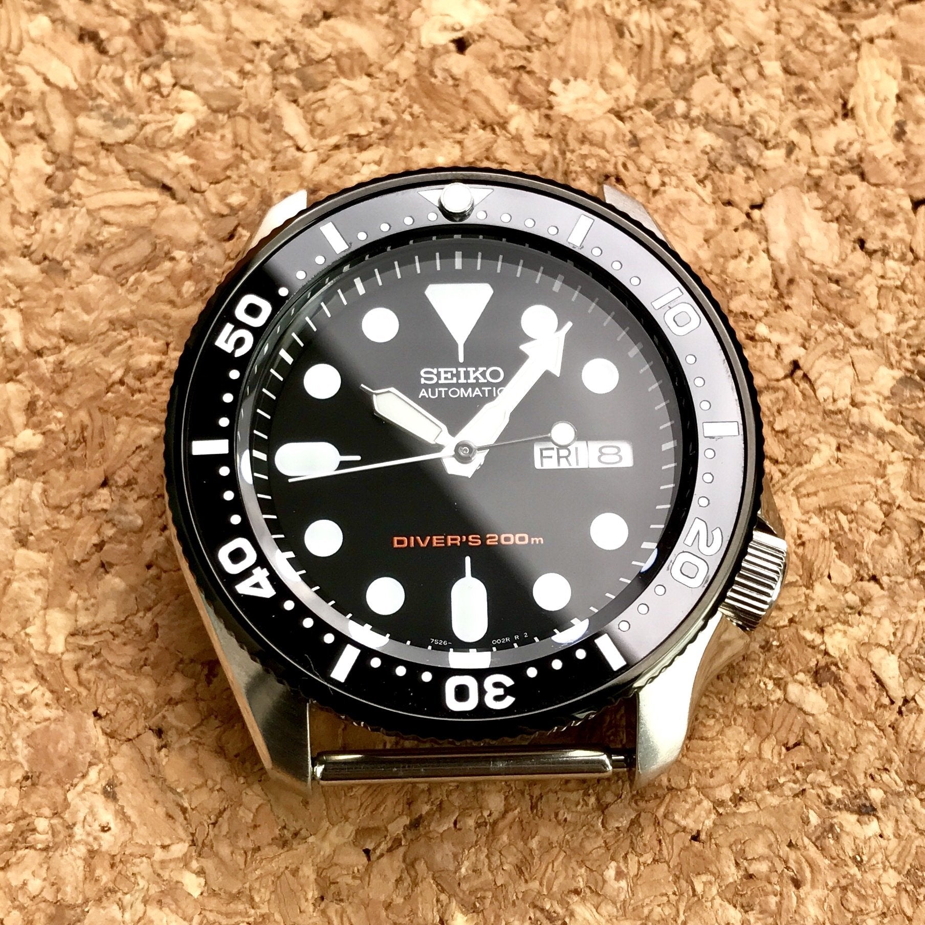 Bezel - SKX007/SRPD Coin Edge - Polished PVD Black - DLW WATCHES