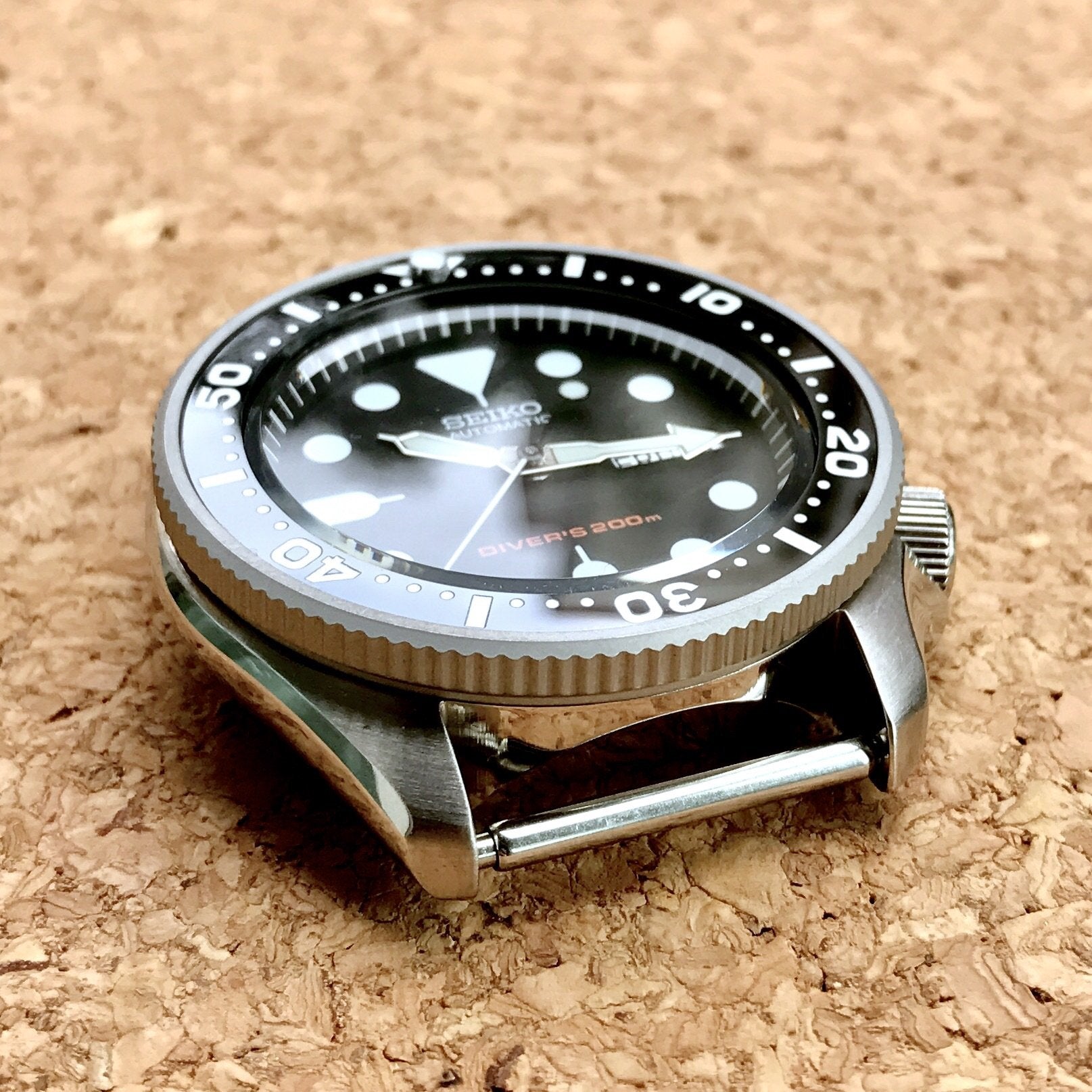 Bezel - SKX007/SRPD Coin Edge - Bead Blasted Steel - DLW WATCHES