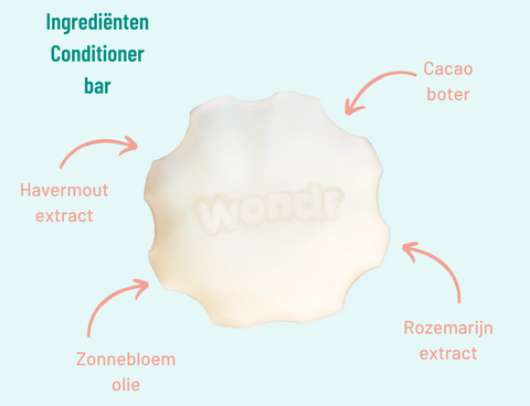 Ingrediënten conditioner bar