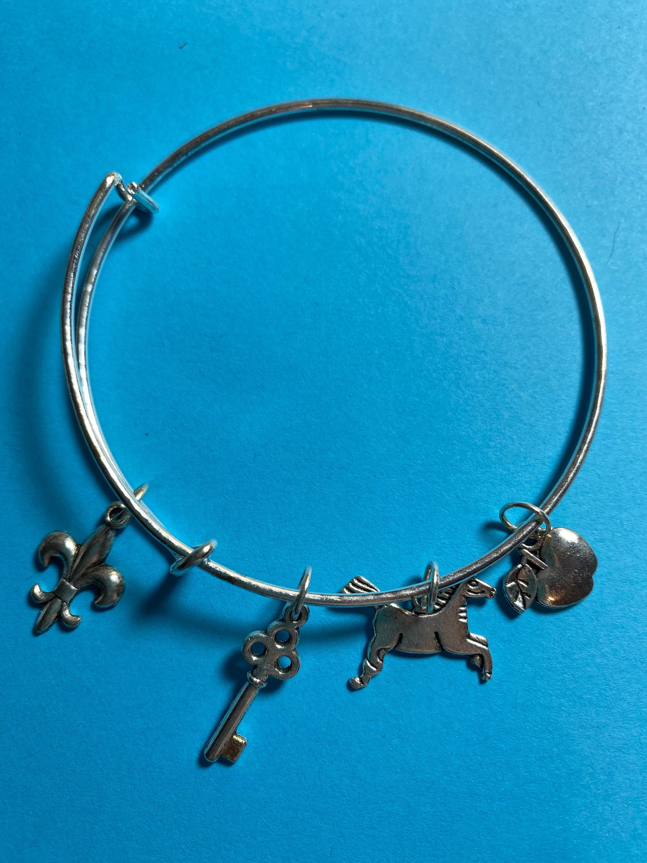 Bangle charm bracelets, women鈥檚 jewelry, various designs, homema