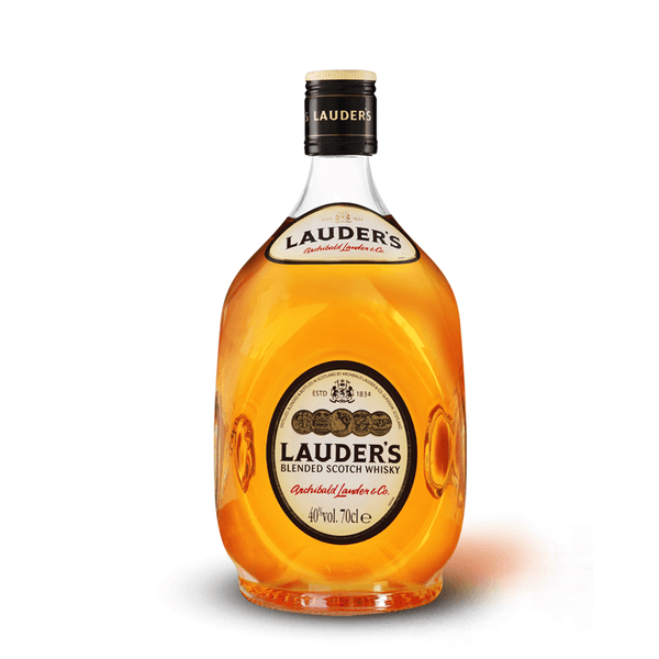 Lauder's 25 Years Old Finest Scotch Whisky – Open Bottle