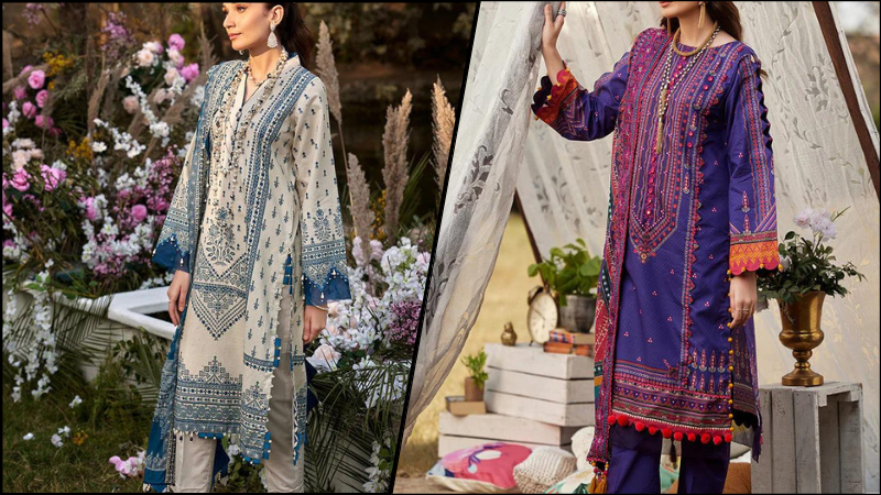 Embroidery Lawn Dress