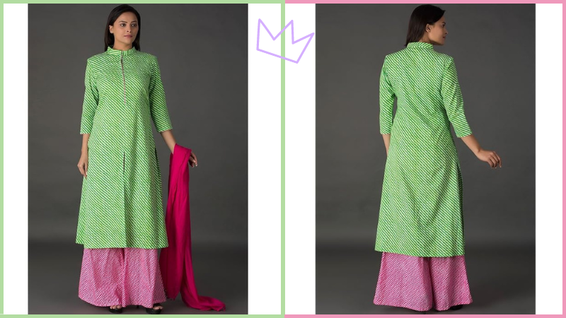 Leheriya Printed Cotton Pakistani Suit