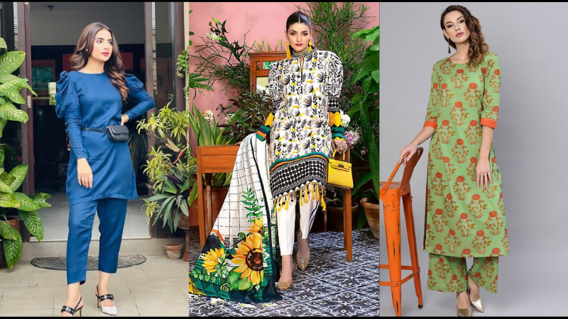 Different Types of Lawn Suits in Pakistan