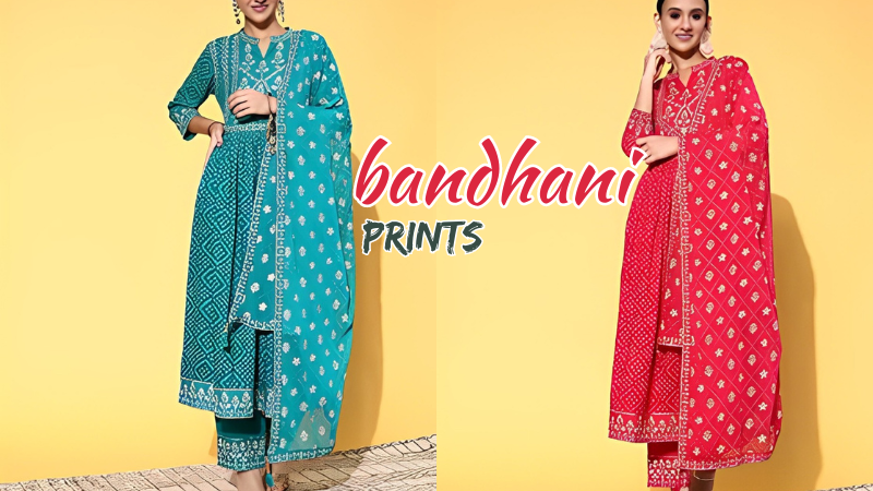 Bandhani Print Salwar Suit