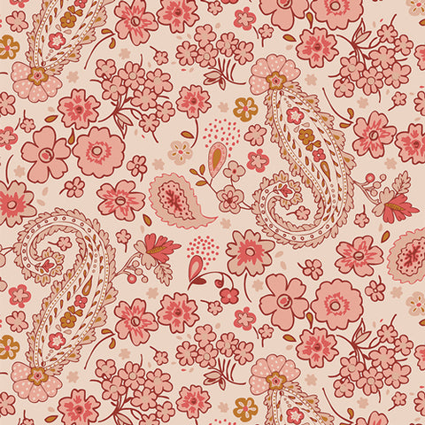Modern floral paisley from Kindred by Art Gallery Fabrics.