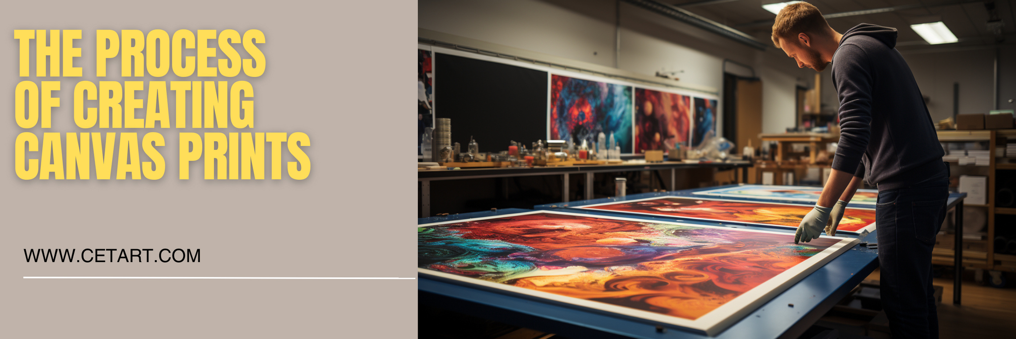 Creating Of Canvas Prints