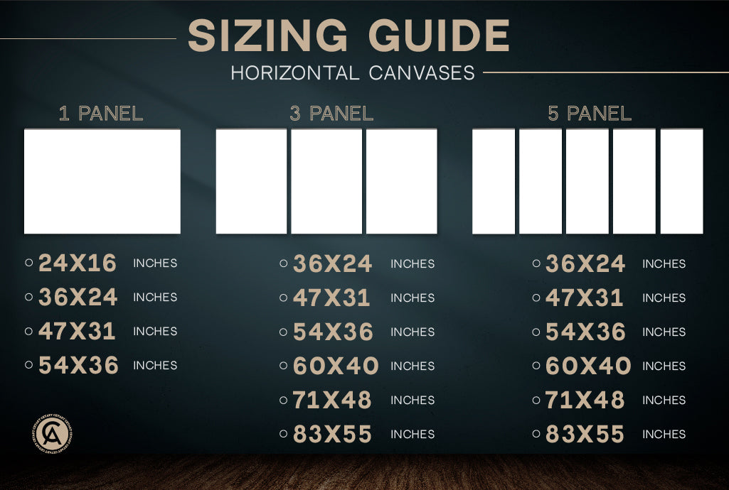Sizing Guide Canvas Print