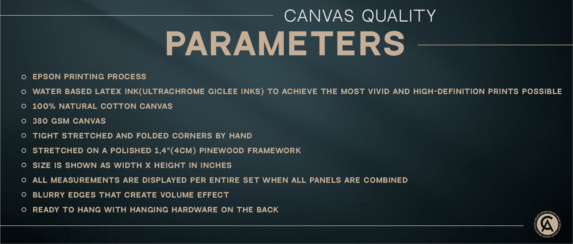 Parameters Canvas Print Wall Art