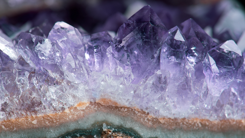 cristaux d'amethyste