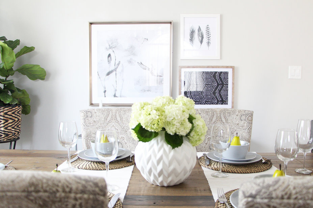 kitchen table designed by Marcy Mussari Interiors