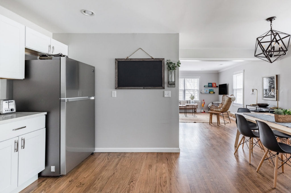 Open concept kitchen and dining room airbnb Design by Johnny Youssef