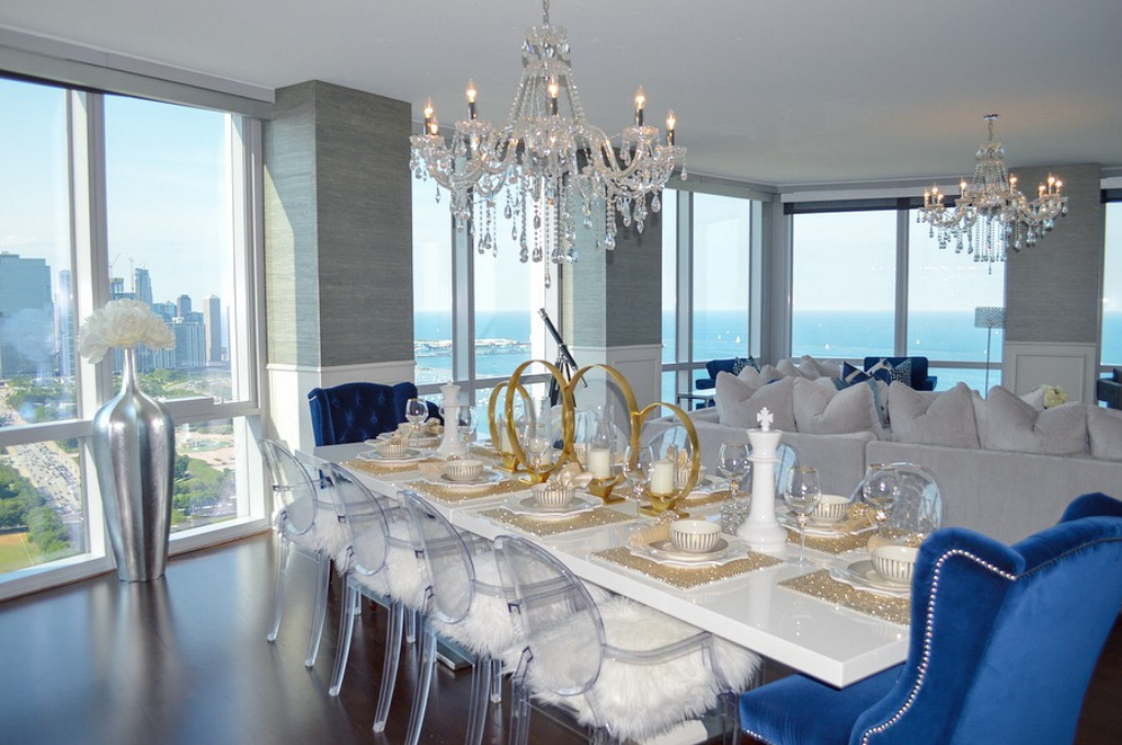 Dining room designed by Glasshouse Interior
