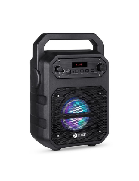 zoook rocker thunder 20 watts bluetooth speaker with karaoke mic