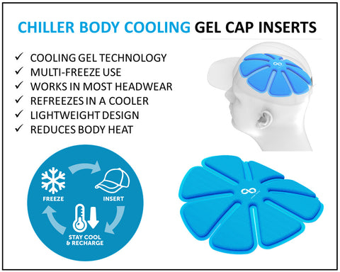 Chiller Body Cooling Hat Insert