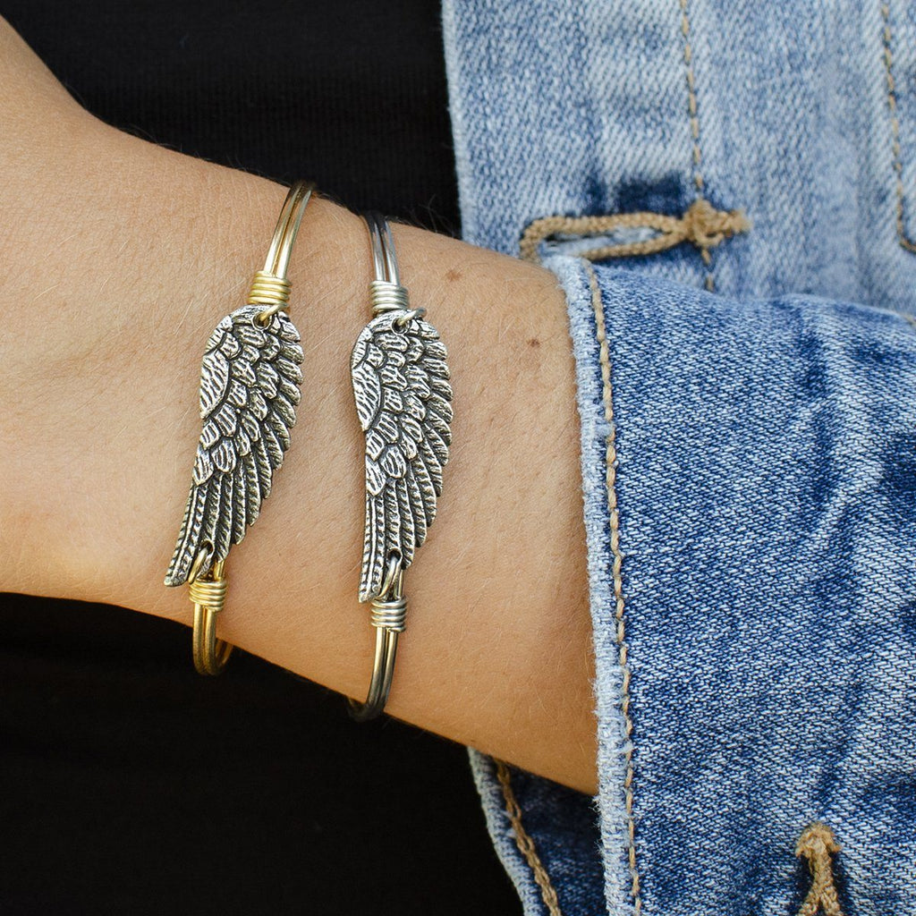 Angel Wing Bangle | Bangle Bracelets 