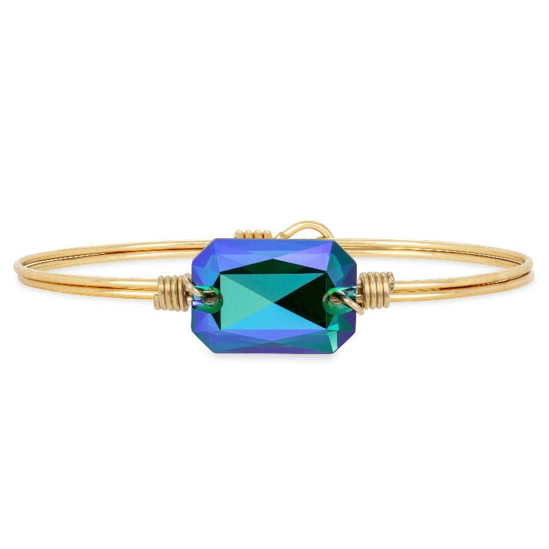 Dylan Bangle Bracelet in Verde