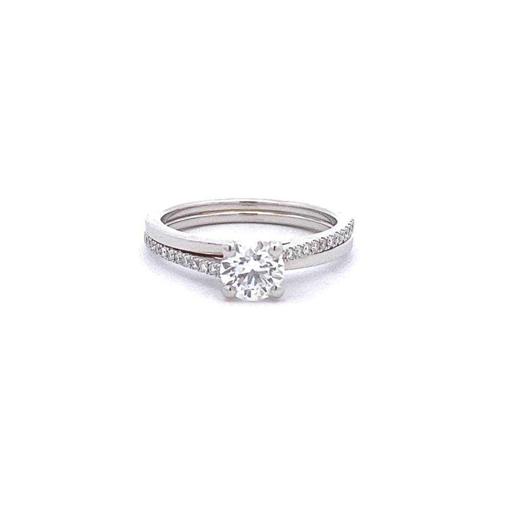 Promise princess-cut diamond engagement ring, De Beers