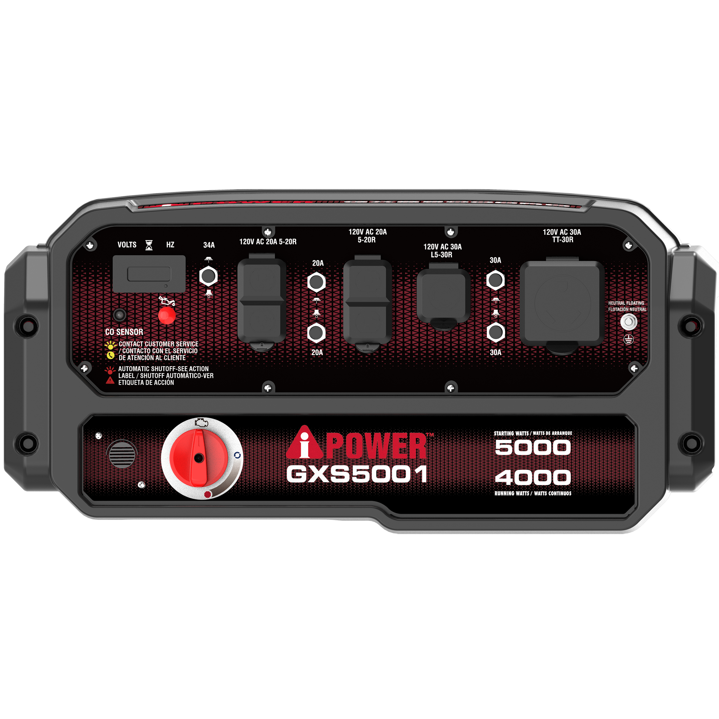 GXS5001 - A-iPower Portable Generator - Control Panel.png__PID:7d353c61-bead-4df4-8f97-4f0bc2503f8e