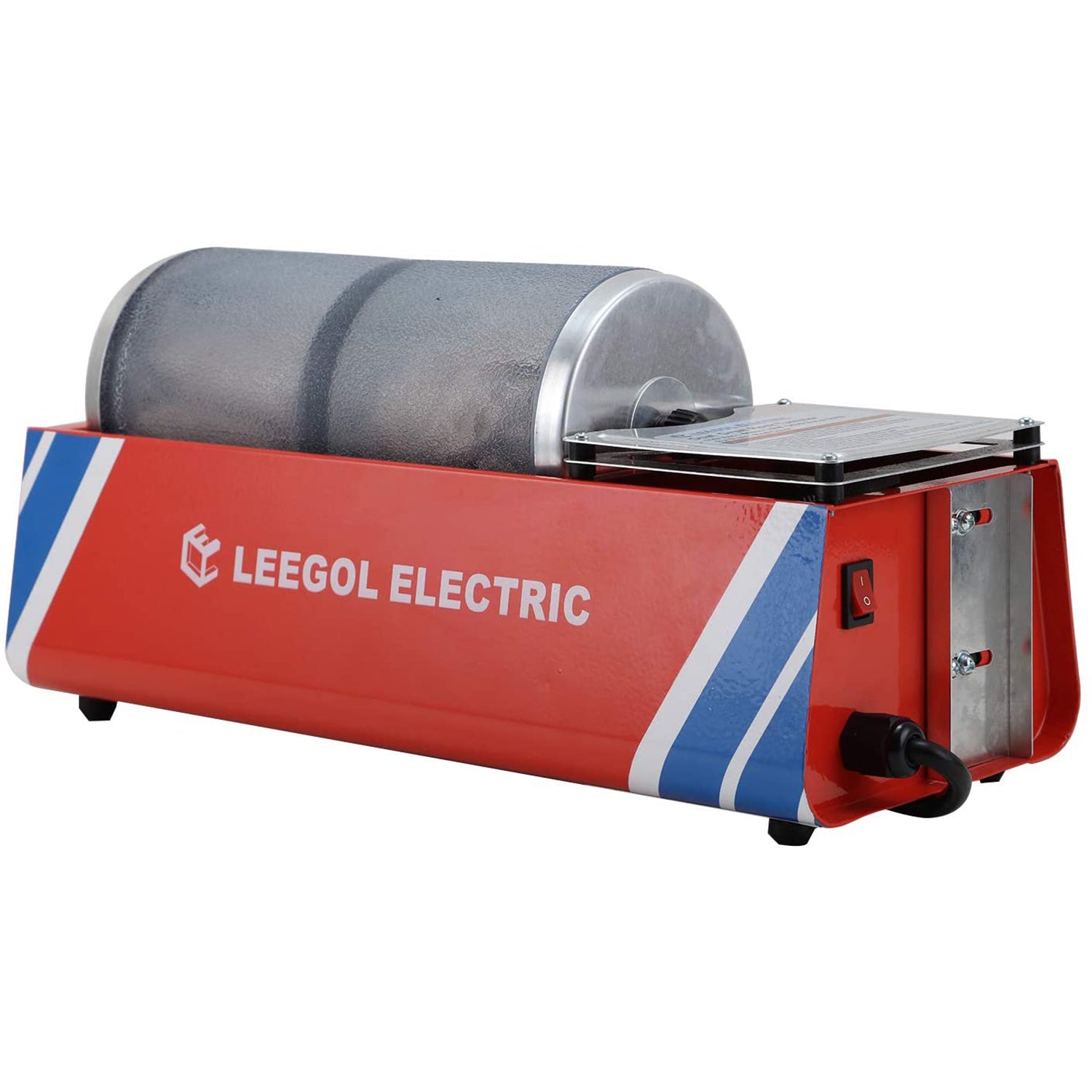 Leegol Electric Rotary Rock Tumbler Double Drum 6LB Lapidary Polisher