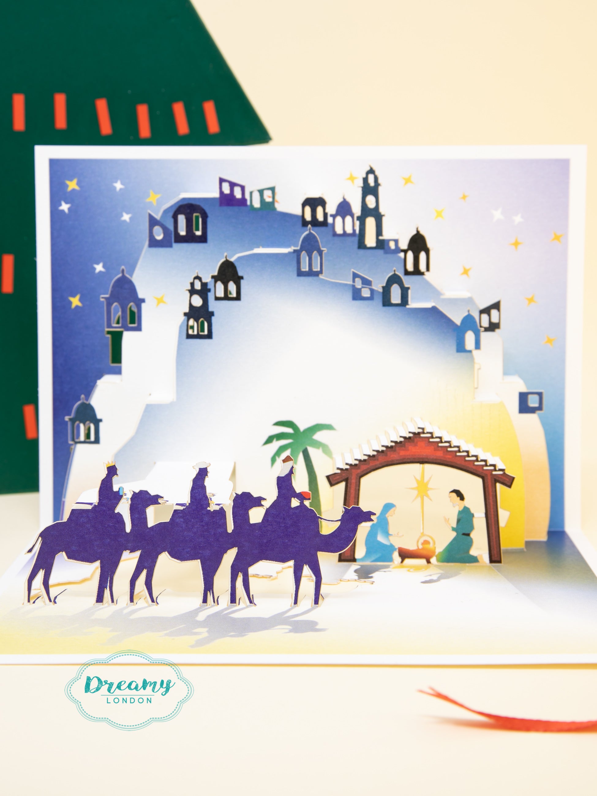 Christmas Nativity Pop up Cards - Jesus & 3 Wise Men Pop Up Cards ...