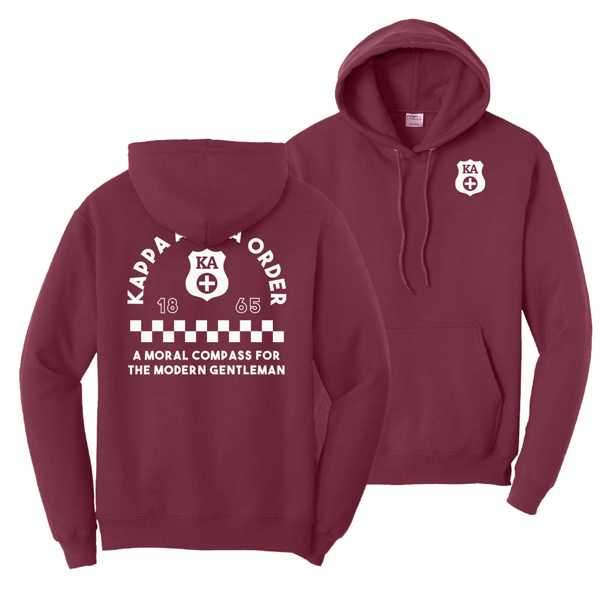 New! Kappa Alpha Retro Block Graphic Hoodie - Kappa Alpha Order Official Sto product image