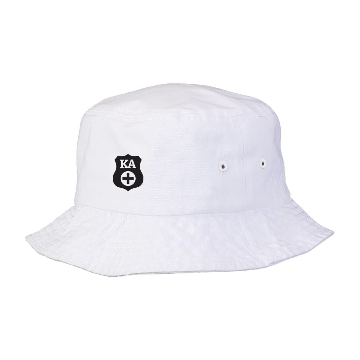 Kappa Alpha Symbol White Bucket Hat#N# – Kappa Alpha Order Official Store