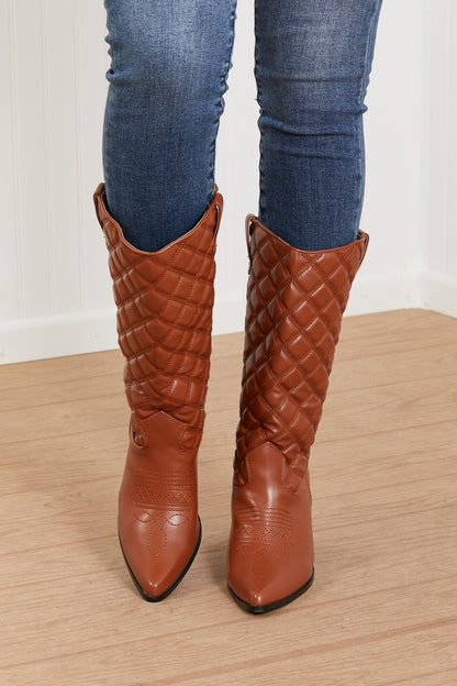 Cape Robbin Live It Up Quilted Boots