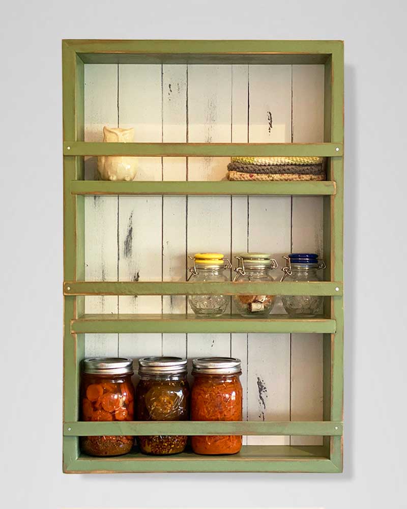 The Mansfield Cabinet No. 102 - Solid Wood Spice Rack Cabinet - CottonwoodCoUS