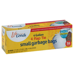 Small Flap Tie Trash Bags - 30ct - Up & Up