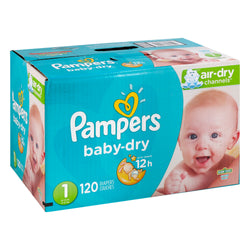 Pampers Baby Dry Diapers Size 0Newborn 104 Count India