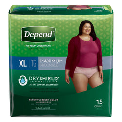 Depend Maximum Absorbency XL Underwear for Women - 14 CT