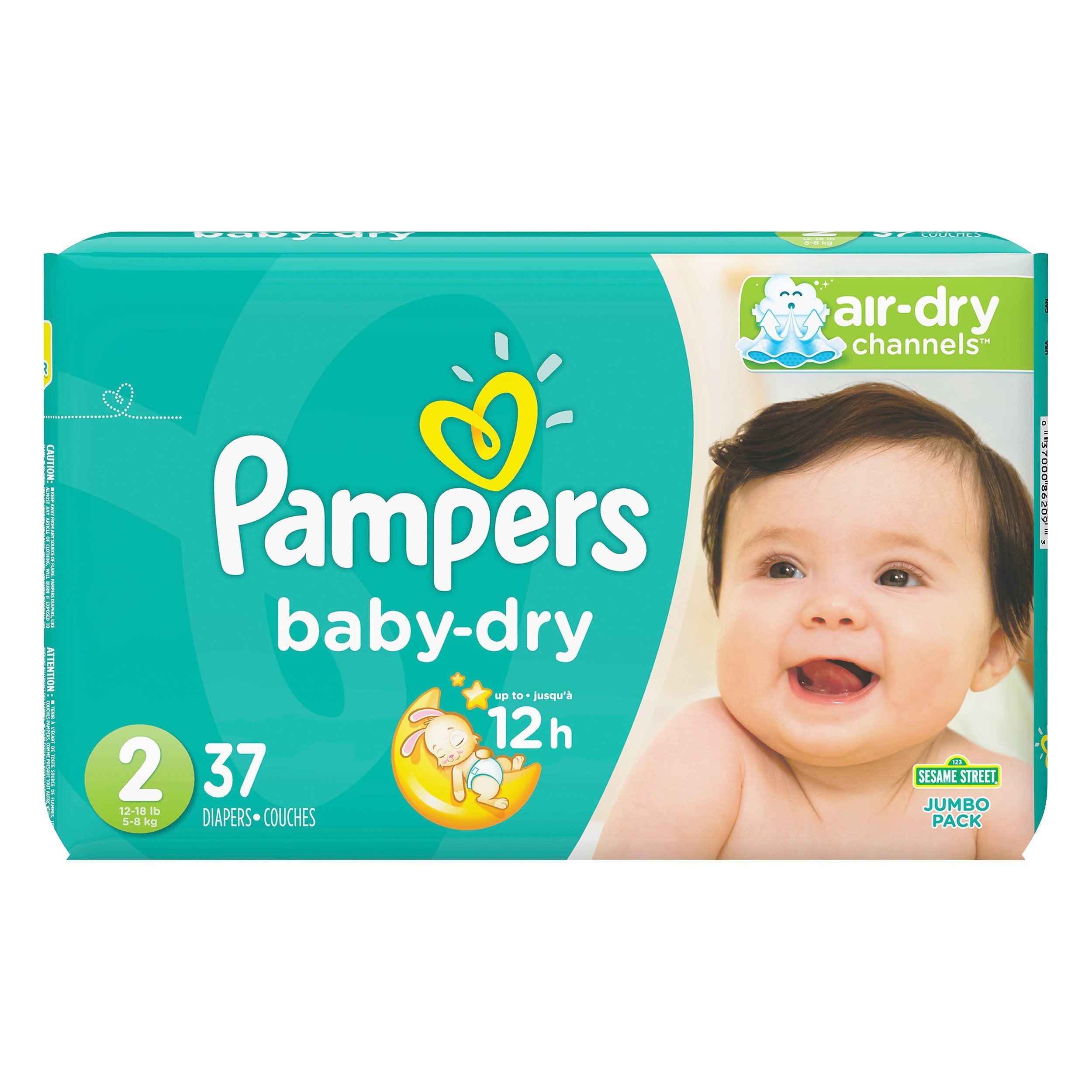 privacy Tact kever Pampers Diapers Baby Dry Jumbo Size 2 - 37 CT 4 Pack – StockUpExpress