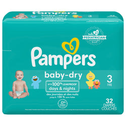 Pampers Couches Baby Dry Pants Midi taille 3 