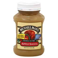 Musselman's Unsweetened Apple Sauce Big Cups, 4 pack, 6 oz. - Musselman's