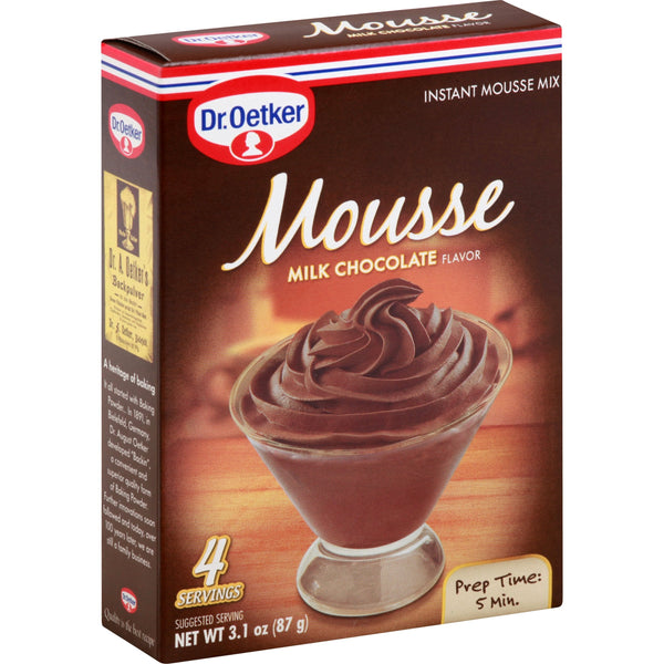 Dr. Oetker Milk Chocolate Mousse Mix - 3.1 OZ 12 Pack StockUpExpress