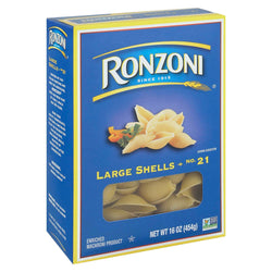 Ronzoni Small Shells - 16 OZ 20 Pack – StockUpExpress