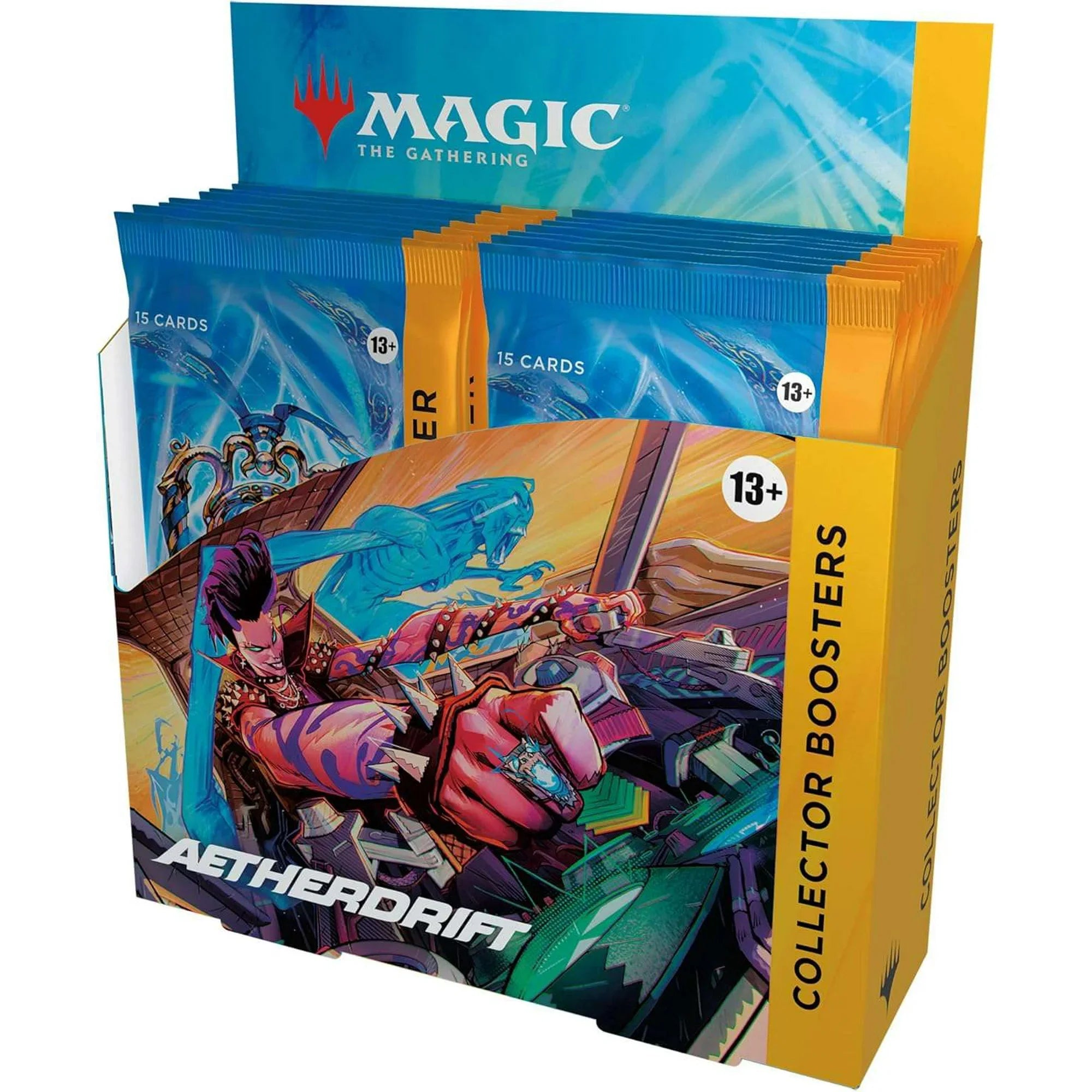 Magic The Gathering Aetherdrift Collector’s Booster Display CARDS LIVE OPENING
