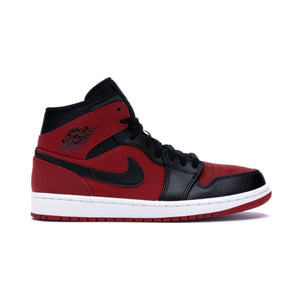 aj1 mid white gym red black