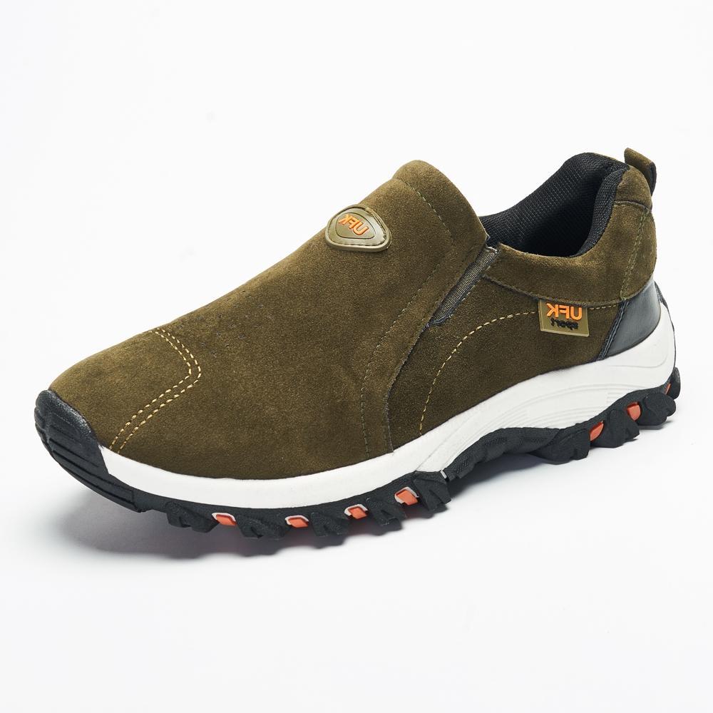 Kaegreel Men's Comfy Outdoor Non-slip Hiking Shoes - Men's Hiking ...