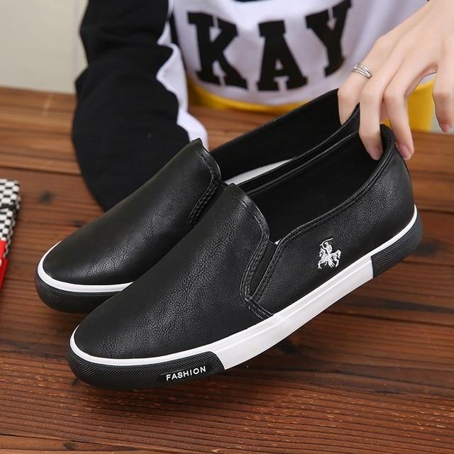 Kaegreel Casual Men Comfortable PU Leather Slippers Handmade Design ...