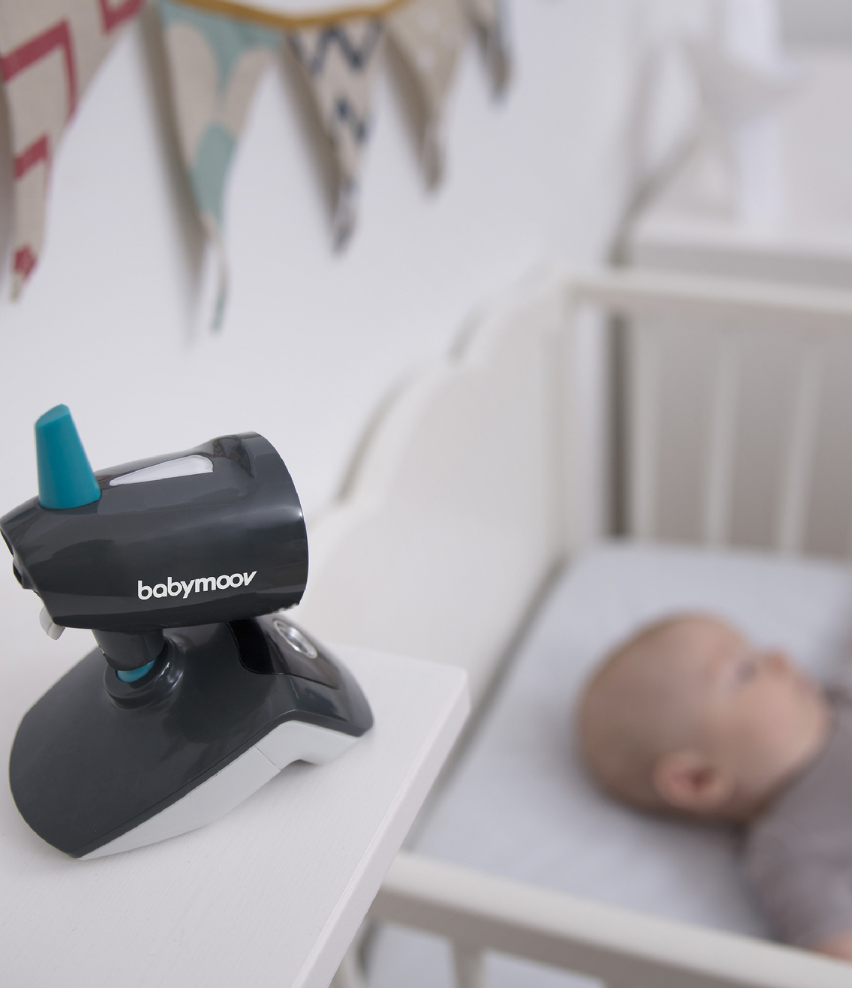 Babymoov Babyphone vidéo YOO Twist - Caméra motorisée avec vue a 360° -  Technologie Sleep - Vision nocturne 884255