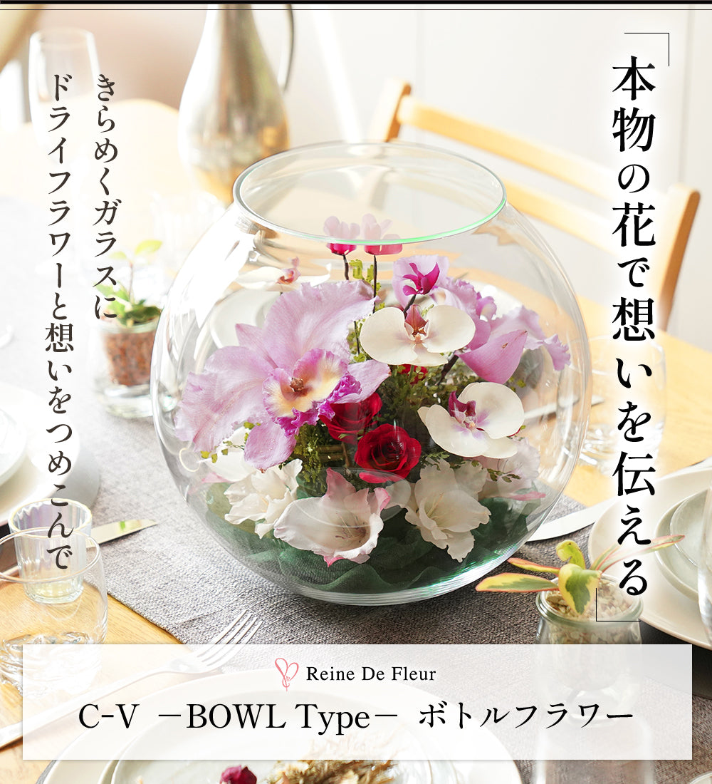 C-V ドライフラワー ボール 直径29.5cm – レンデフロール